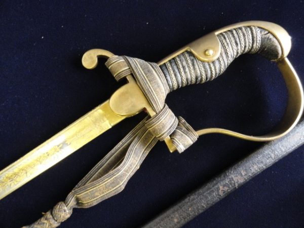 Damascus Imperial Mining Service (Bergbau) Sword w/Portepee (#28075)